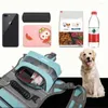 Dog Car Seat Covers Large Capacity Pet Carrier Bag Tactical Backpack For Medium Dogs Dismountable Two Pockets Toys