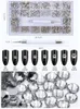 Nagelkonstdekorationer 1850 2800 3100 st lyx 3D S Crystal Set Diamond AB Glass 1st Pen 21 Form 230612