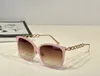 Chain Square Sunglasses Gold Pink Brown Gradient Women Summer Sunnies gafas de sol Designers Sunglasses Shades Occhiali da sole UV400 Eyewear