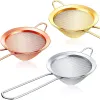 Bar Products Cocktail Strainer Stainless Steel Tea Strainers Conical Food Strainers Fine Mesh Strainer Practical Bar Strainer Tool JN12