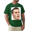 メンズポロスjerma985 TシャツブラウスティープレーンブラックTシャツ男性