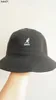 Kangol 2023 new round top breathable mesh fisherman's hat light and comfortable kangaroo hat sunscreen versatile