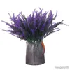 Getrocknete Blumen, romantischer Provence-Lavendel, Kunststoff, künstliche, preiswerte Kunstblume, Hochzeit, Brautstrauß, Zuhause, Küche, Büro, Tischdekoration