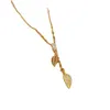 Pendanthalsband Fashion Delicate Tassel Double Leaf Necklace For Women Charm Copper Micro Paled Wedding Banket Jewelry Gift R230612