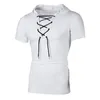Męskie koszulki męskie T-koszulka Letnia osobowość z kapturem koszulka z kapturem szarpanie koszulka z krótkim rękawem Homme Slim Fit Odzież sportowa odzież męska Tshirt My104 230612