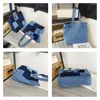 Sacs de soirée jean sac femme 2023 tendance voyage épaule Plaid femme sacs à main Denim grand Shopping Eco grande capacité bandoulière