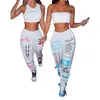 Bayan Pantolon Capris Fashion Hip Hop Kişiselleştirilmiş Sweetpants Elastik Bel Yaratıcı Mektup Desen Fantezi Y2K Kadınlar Gevşek Uzun Pantolon 230609