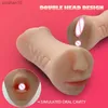 Heseks Oral Male Masturbator Masturbation Stick Sex Toys For Men Deep Throat Artificial avsugning Realistisk gummi vagina fitta l230518