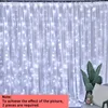 Party Decoration 3m 100/200/300LED Curtain String Light Garland Wedding Table Bachelorette Birthday Christmas Festoon Background