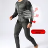 Men Sport Thermal Underwear Suits Outdoor Cycling Compression Sportswear Quick Dry Breathable Clothes Fitness Running Tracksuits 230612