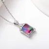 Pendant Necklaces Modern Bridal Wedding Necklace with AAA Cubic Zirconia Brilliant Accessories for Women Anniversary Gift Trendy Jewelry R230612