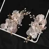 Joyería para el cabello de boda, diadema nupcial, horquilla de flores para mujer, tocado de fiesta para novia, diadema R230612