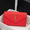 y Bag Lassic Wallet Square Original Box Women's Travel Brand Metal Sign Shoulder Clutch Bags Shoulder Pu