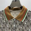 2 mens polo t shirt moda ricamo maniche corte top turndown colletto tee polo casual M-3XL # 138