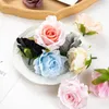 Getrocknete Blumen 10PC Künstliche Hochzeit Garten Rose Home Party Decor Weihnachten Brautstrauß Diy Candy Box Brosche