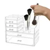 Storage Boxes Makeup Organizer Jewelry Container Make Up Case Brush Holder Organizers Box Clear Holders Rack