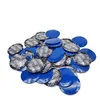 Ny 50st 32mm 1.3in bilgummi trådbunden däck punktering reparation svamp plug lapp kit blue 967674 för däckreparationstillbehör delar