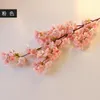 Декоративные цветы искусственные зеленые растения белые розовые японские вишневые ветвь ложная цветущая спаржа алоэ бонсай