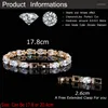 Link Bracelets ThreeGraces Lovely Red Cubic Zirconia Chain For Women Trendy Gold Color Daily Party Costume Jewelry BR237