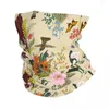 Scarves Vintage Bird Floral Blossom Bandana Neck Cover Printed Flower Butterfly Mask Scarf Warm Headband Running Windproof