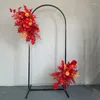 Украшение вечеринки Свадебные реквизиты Arch Tri-Peece Page Founal Werving Flower Stand