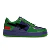 Nieuw Bapestas heren Casual Schoenen Sta Low sneaker Nigo Designer Apes Comics Shark Zwart wit Grijs Roze Suède Groen Wit ABC Kleur Camo Blauw heren dames sneakers GAI