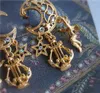 Boucles d'oreilles clou Western Antique Wind European And American Angel Star Crystal Tassel