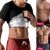 Moldeadores de cuerpo para hombres, camisa que atrapa el calor, chaleco que mejora el sudor, moldeador, trajes de efecto Sauna más delgados, ropa moldeadora, ropa de compresión, Tops de entrenamiento