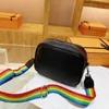 designer bag dinner Baobao Women's 2023 New Jes Double Zipper Camera Bag Carriage Embossed One Shoulder Crossbody Small Square