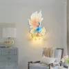 ウォールランプモダンな動物装飾家の背景照明器具ビンテージチルドレンベッドルーム樹脂の金魚ライト