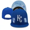 17 Styles Brand Royals- KC Letter Snapback Hats dla mężczyzn kobiety dorosłych sport Hip Hop Street Baseball Caps Baseball Caps