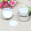 Crown Shape Plastic Refillerbara flaskor Tom Pot Makeup Jar Travel Face Cream Lotion Cosmetic Container 100st/Lot Freegoods PCFBP