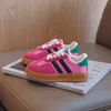 Athletic Outdoor Kid Suede Color Splicing Casual Shoes Girl Boy Lace Up Sneakers Autumn Child Walk Runing Sport Trainers Size 26 37 230609