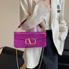 Nuevos diseñadores, bolso de cuero, bolso con cadena, bolsos de moda para mujer, bolso de mano para mujer, bolsos clásicos de alta calidad para chica