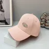 Summer Women's Sports Designer Ball cap Couple Outdoor Vacation Travel Rhinestone Pattern Embroidered Candy 8 Colors casquette