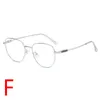 60010 New Eyeglasses Frame Anti Blue Light Myopia Eyeglasses Frame Frameless Men's Business Fashion Punk Cross Flower Style