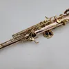 Sopransaxophon YSS-875EX B Flache Phosphorbronze, verkupfert, Musikinstrumente, professionell, mit Koffer, Mundstück, Golves