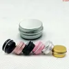 Mini 10g ouro rosa cera de mão potes de alumínio potes de chá de ervas coloridas lata selada cachimbo de cerâmica muito quente Grindergoods Anwpr