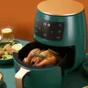 1PC Air Fryer gospodarstwa domowego bez oleju Niski wielofunkcyjny 4,5L o dużej pojemności elektrycznej frytkownicy Nieprzestrzeniona patelnia łatwa do mycia naczyń kuchenna