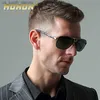 Gafas de sol AORON polarizadas para hombre, gafas de sol con marco de aluminio UV400, diseño de lujo, gafas de sol masculinas antirreflectantes L230523