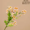 Dried Flowers Chamomile branch fake silk flowers for home garden wedding party decor flores artificiales white daisy room