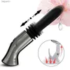 Automatisk Up Down Massager Sex Machine Telescopic Dildo Vibrator G Spot Tryck infällbar Vaginal Toy Female Masturbation L230518