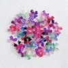 Decorazioni per nail art 30PCS Luce solare che cambia colore Charms con fiocco 3D Nastro glitter trasparente Bowknot Accessori per forniture Kawaii