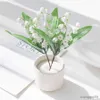 Flores secas artificiais de plástico, sino, scrapbook, guirlandas de natal, decoração para casa, casamento, acessórios de arranjo de flores, plantas falsas