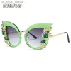 Fashion Cat Eye Solglasögon Kvinnor Märkesdesigner Sun Glasögon för damer Vintage Oculos Cateye Female Sunglass Oculos de Sol RS625 L230523