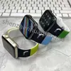 Silikonrem för Apple Watch Band 38mm 40mm 41mm Ultra 49mm Armband Apple Watch Series 7 8 SE 3 4 5 9 Smart Watch Bands Replacement Designer Men Women