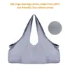 Bolsas para atividades ao ar livre Porta-vestidos para dança Bolsa para tapete de ioga Acessórios sólidos Bolso lateral esportivo Bolso fitness com zíper Armazenamento no ombro Bolsa de academia de grande capacidade