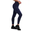 Kvinnor Yoga Leggings Pants Fitness Push Up Training Running med Side Pocket Gym Seamless Peach Butt Tight Pants Velafeel