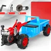 2WD Walking Tractor Electric Toy Car Four Wheel Boys and Girls With Bucket Tractor Creative Birthday Toys Gift for Children