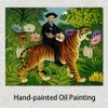 Tropical Landscapes Art Henri Rousseau Pittura Tiger The Dreams Canvas Artwork Decorazione da parete fatta a mano di alta qualità